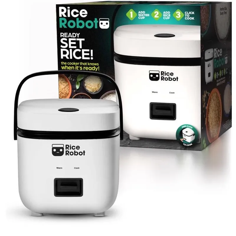 4.5‑cup White Nonstick Rice Cooker With Keep‑warm & Heat‑resistant Handles