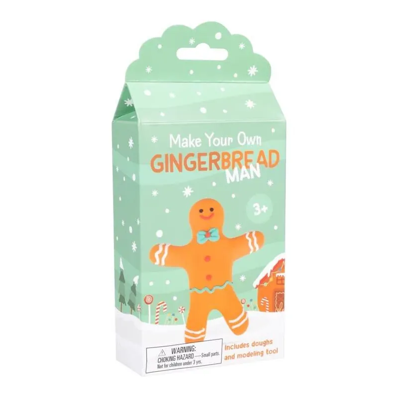 Gingerbread Man Diy Dough Kit – Brown