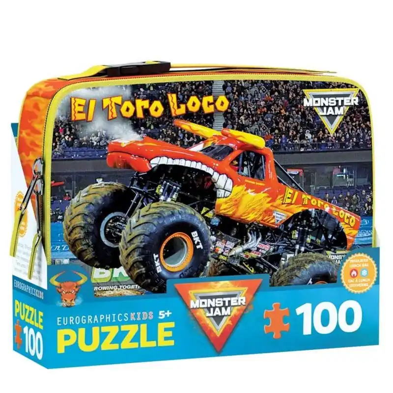 El Toro Loco Monster Jam 100‑piece Multicolor Jigsaw Puzzle