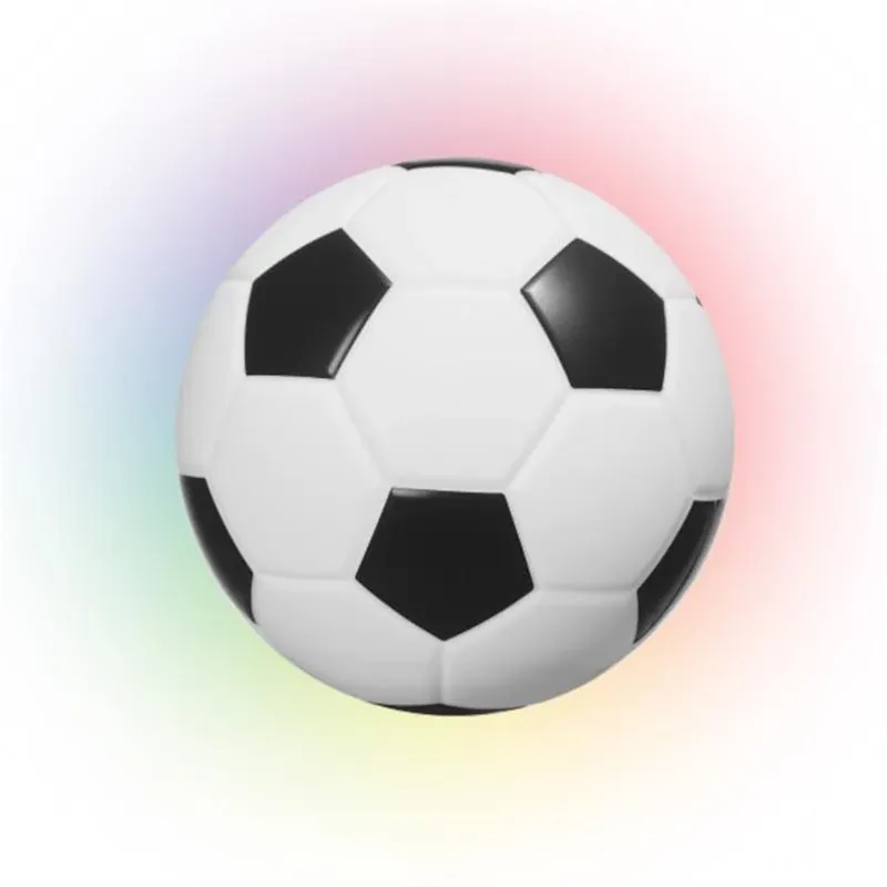 Battery‑operated Soccer Ball Led Night Light – Black & White