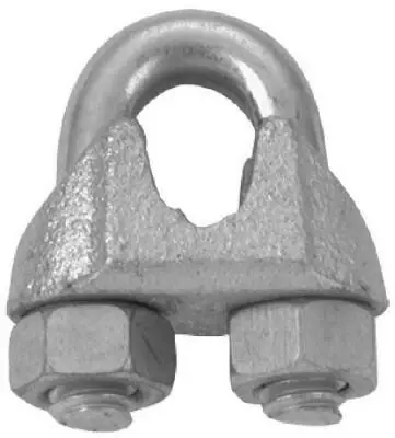 Zinc-plated Forged Steel Wire Rope Clip 1/2 In. L