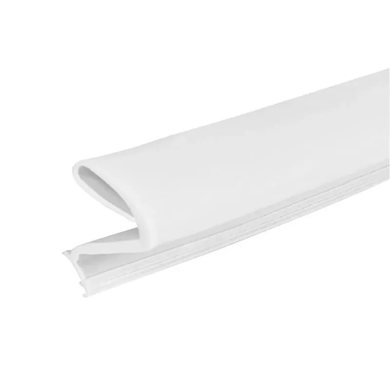 M‑d White Rubber Door Jamb Seal – 81" × 0.62" (1" Wide)