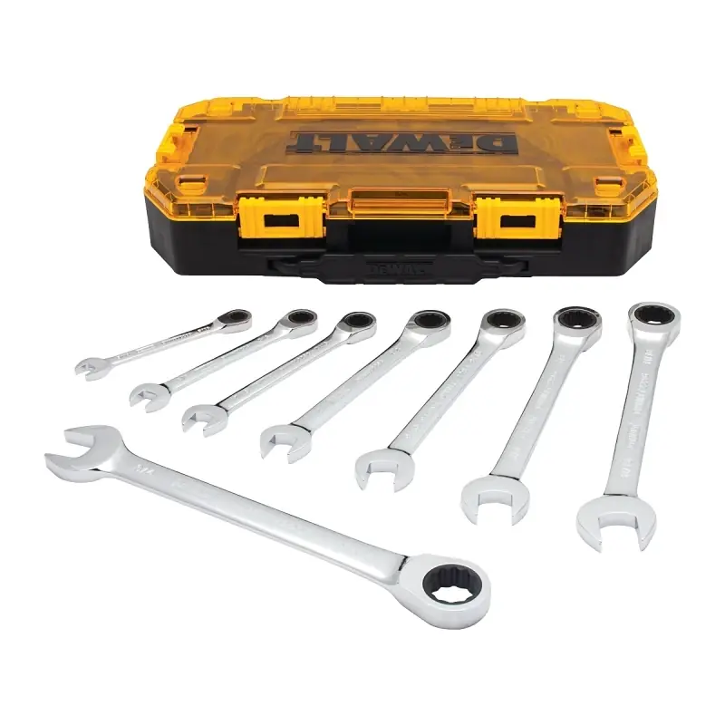 8-pc. Sae Ratcheting Combination Wrench Set