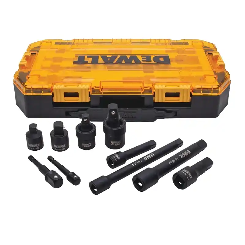 10-pc. Impact Socket Accessory Set, 3/8 & 1/2 In. Drive