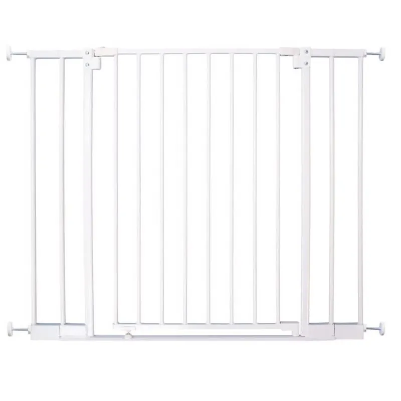 White Expandable Metal Baby Gate – Easy‑install Safety Barrier