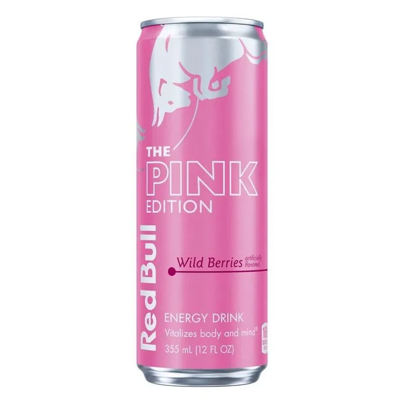 Pink Edition Wild Berry Energy Drink – 12 Oz Can