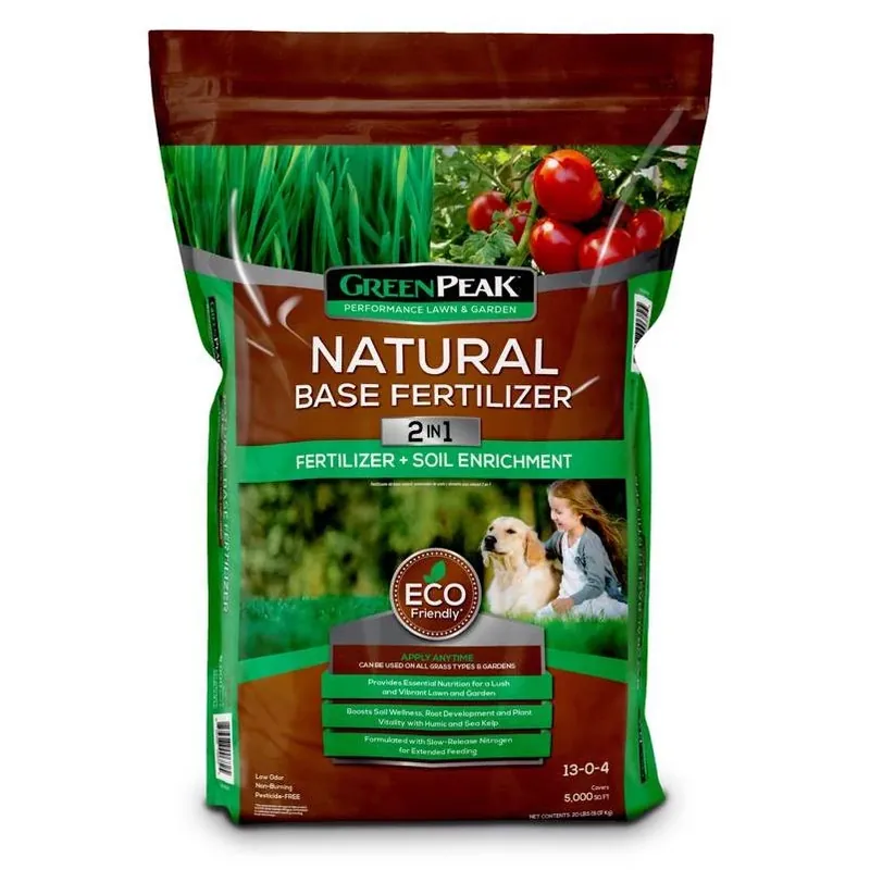 Natural Base All‑purpose Lawn Fertilizer – 5,000 sq ft Coverage