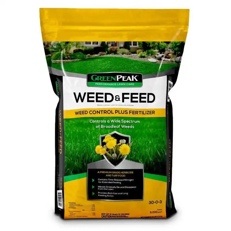 30-0-3 Weed & Feed Lawn Fertilizer – 5,000 sq ft Coverage