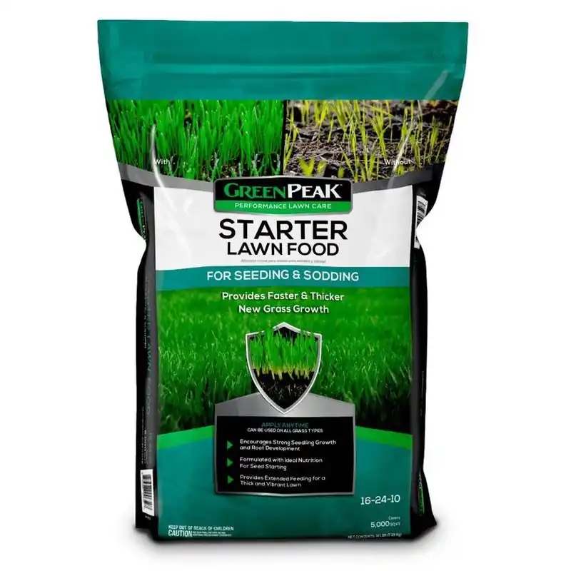 Premium Lawn Starter Fertilizer – 16-24-10 Granules For 5,000 Sq Ft