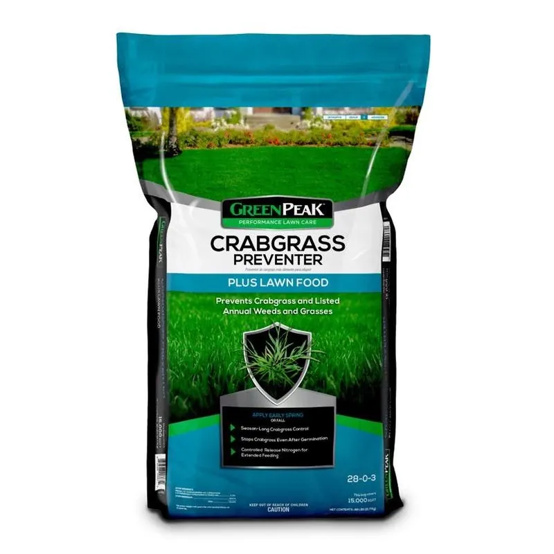 Crabgrass Control Lawn Fertilizer – 15,000 sq ft Coverage