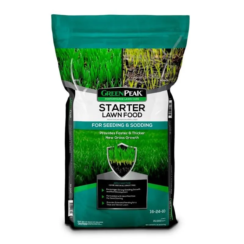 Premium Lawn Starter Fertilizer – 48 lb Granules For 15,000 sq ft