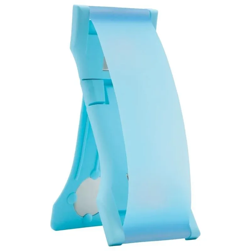 Pro Frosty Sky‑blue Glow Phone Grip – Universal Cell‑phone Holder