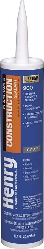 900 Construction Sealant, Gray 10.1 Oz.