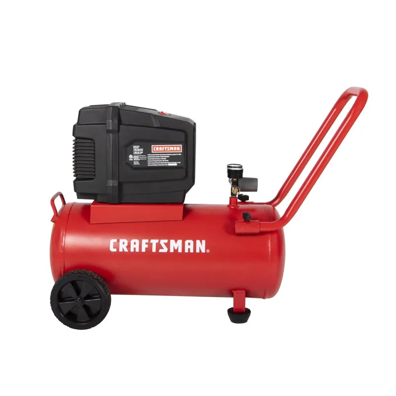 8 Gallon Horizontal Portable Air Compressor 175 Psi 1.8 Hp