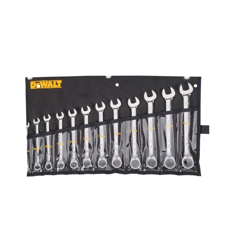 12‑piece Metric Ratcheting Combination Wrench Set