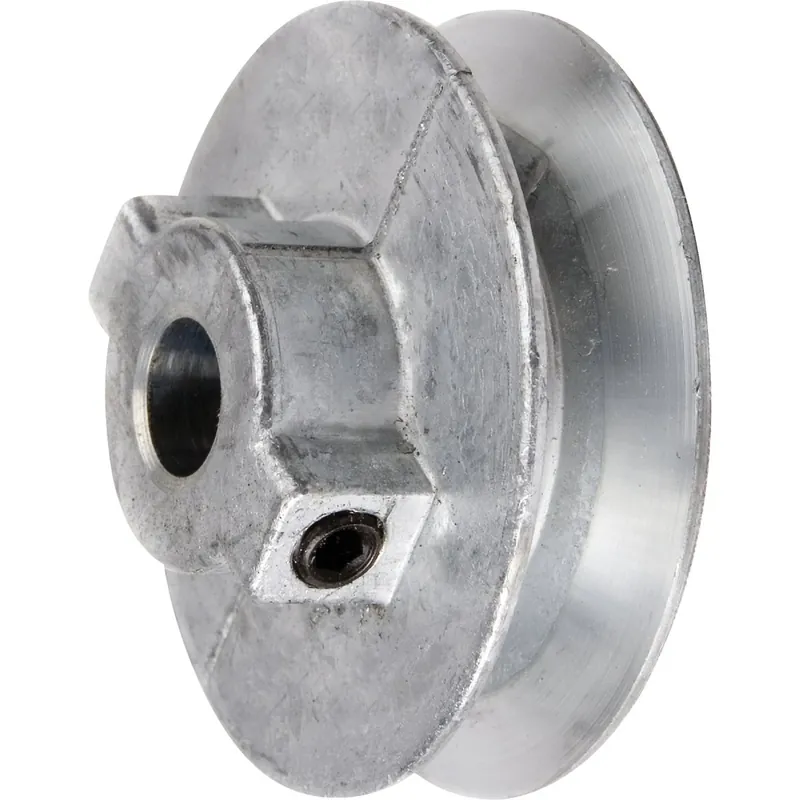 8 Inch Diameter Zinc Single V Grooved Pulley Model 800a5