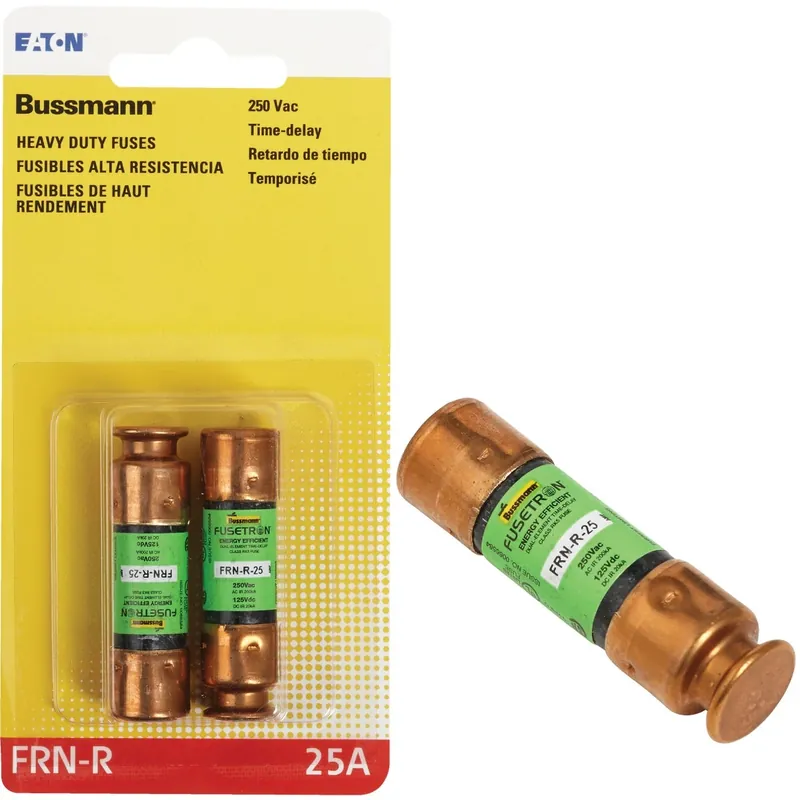 25 Amps Dual Element Time Delay Fuse 2 Pk
