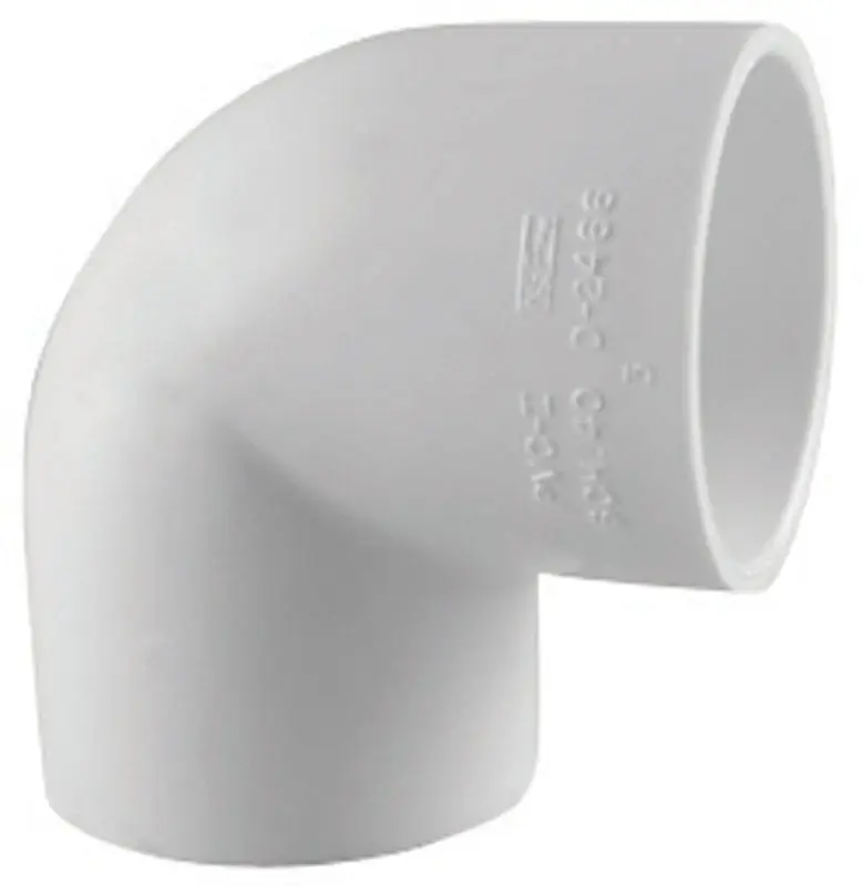 Schedule 40 2-1/2 In. Slip X 2-1/2 In. D Slip Pvc Elbow 1 Pk