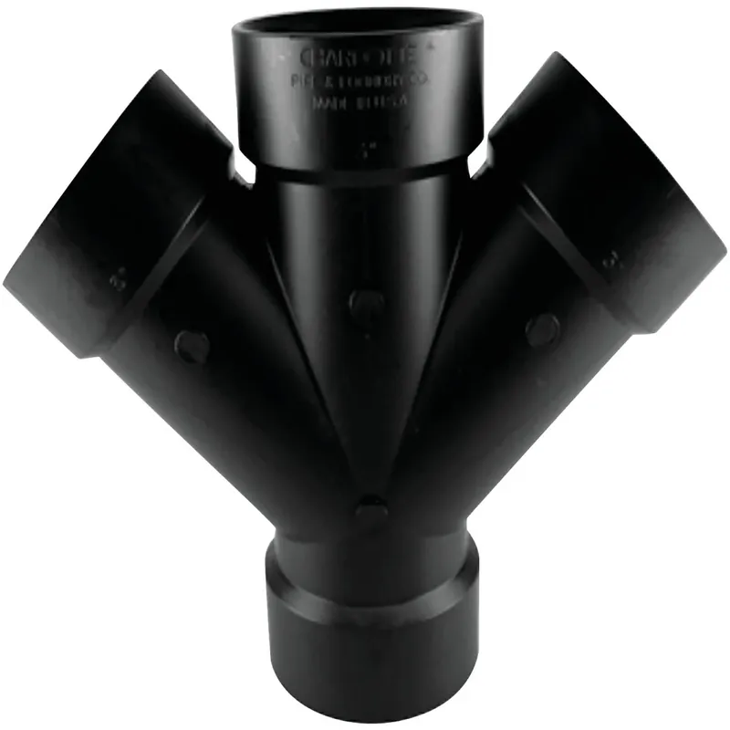 2 In. All Hub Double Abs Wye - Schedule 40 Dwv Fitting