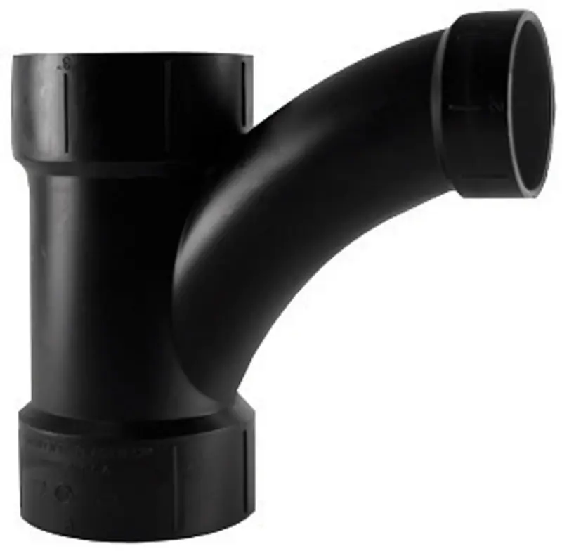 Abs/dwv Long Turn Tee Wye, 4 X 4 X 2 In.