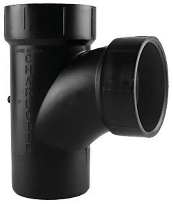 3 In. Hub X 3 In. D Hub Abs Sanitary Street Tee