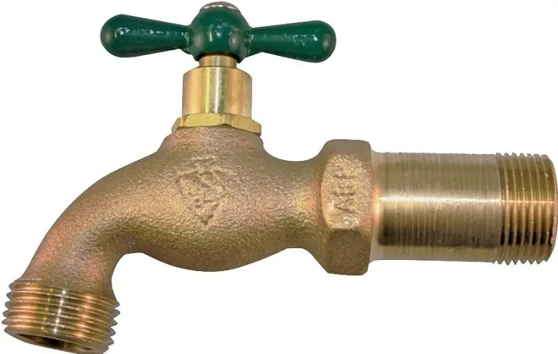 Hose Bibb, Lead-free, 1/2 In. Mpt