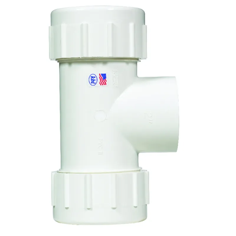 Schedule 40 2 In. Compression X 2 In. D Fpt Pvc Tee 1 Pk
