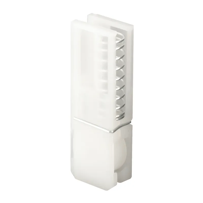 Prime-line 3/4 In. D X 1/4 In. L Matte White Nylon Roller Assembly 2 Pk
