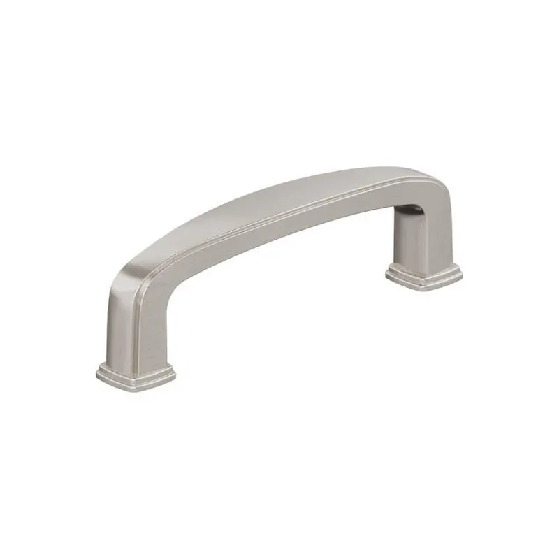 Franklin Series Satin Nickel Cabinet Pull – 3-7/16 In Handle, 1-1/16 In Projection