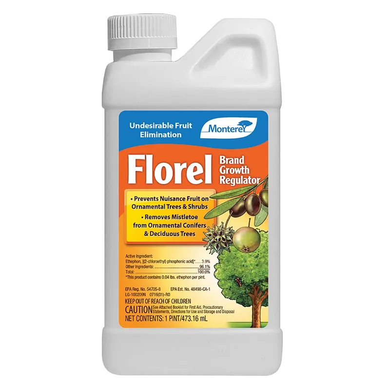 Florel Growth Regulator Concentrate 1 Pint For Effective Fruit Control