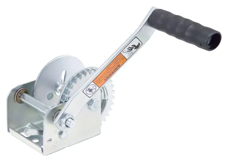 Steel Ratchet Winch 600 Lb Capacity With 7 In. Handle