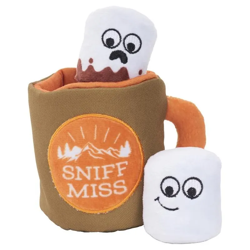 Multicolor Plush Sniff‑miss Dog Toy – Single Pack