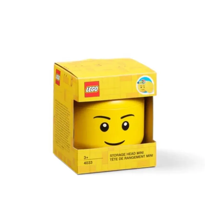 Mini Boy Yellow Storage Head – 1 Piece