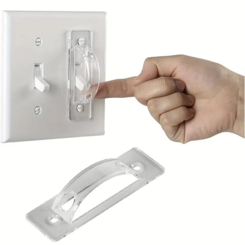 Child Proof Clear Light Switch Guard Cover Toggle Switch Blocker 36pcs