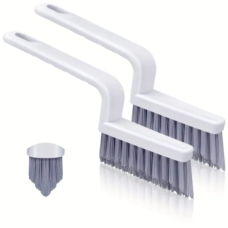 Heavyduty Angled Grout Brush Stiff Bristles For Kitchen Bathroom Floors