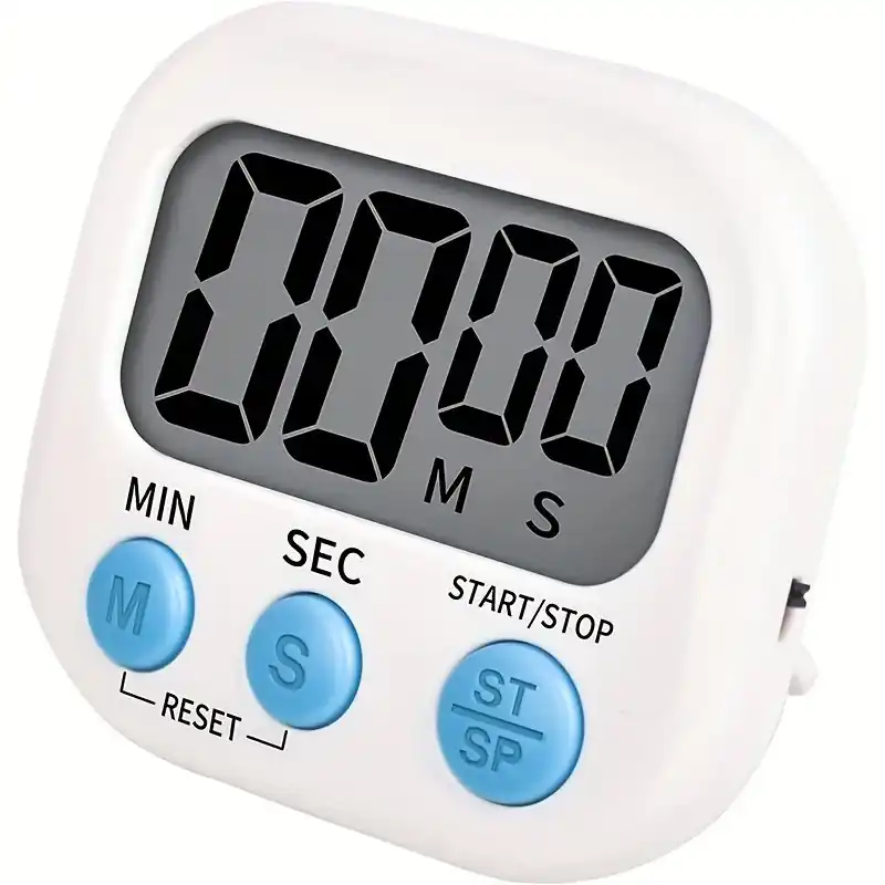 Digital Kitchen Timer With Loud Alarm Big Digits Magnetic Backing