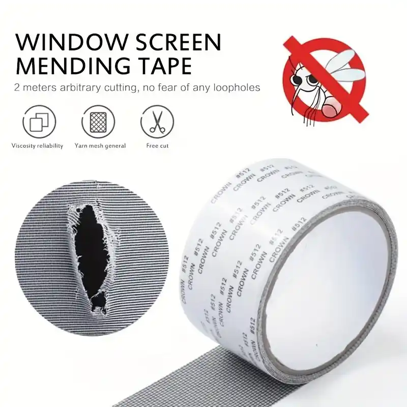 Ultrastrong Antiinsect Mesh Tape Quick Apply Screen Repair Patch