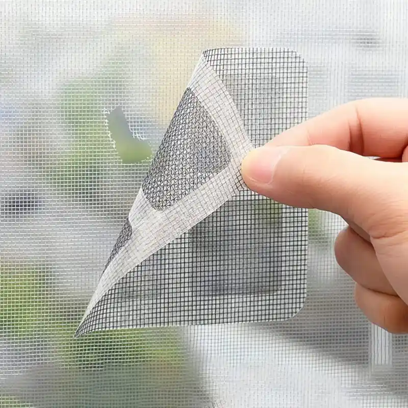 6pc Selfadhesive Screen Repair Kit Durable Weatherproof Doorwindow Patches