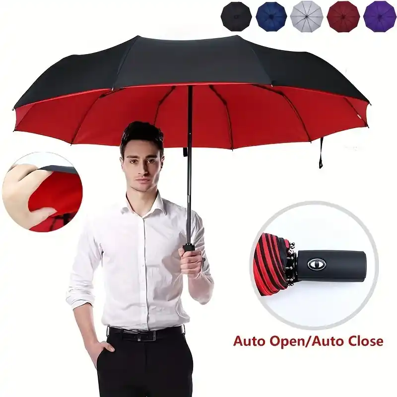 Windproof Double Layer Automatic Umbrella Large 105cm4133in Diameter