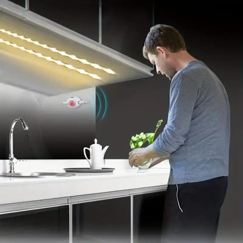 Spacethemed Usb Led Motionsensor Light Strip Adjustable Home Decor