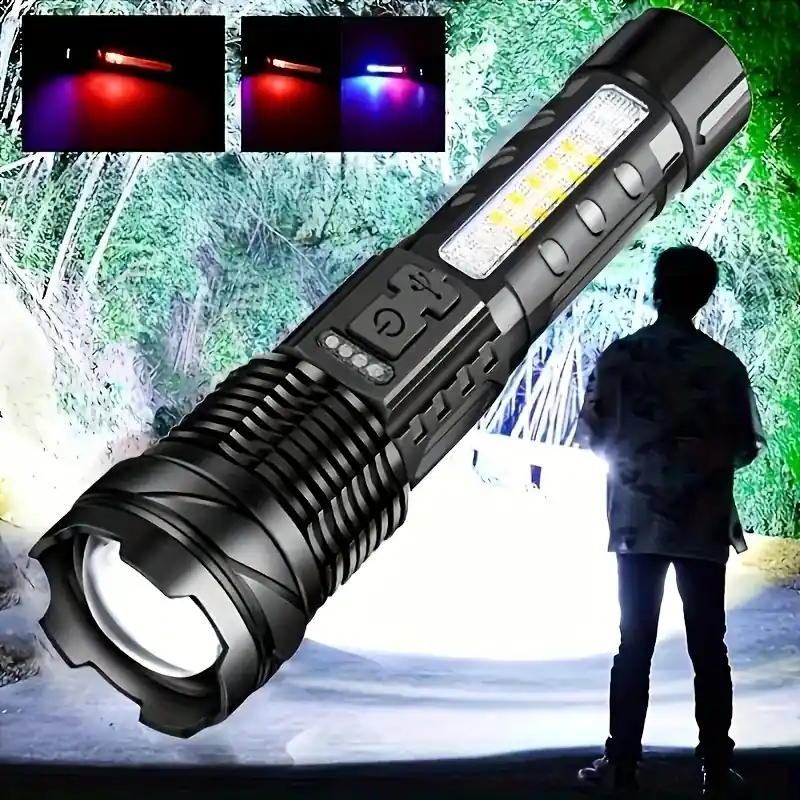 Ultra Bright Rechargeable Led Torch Waterproof Portable Durable Outdoor Light