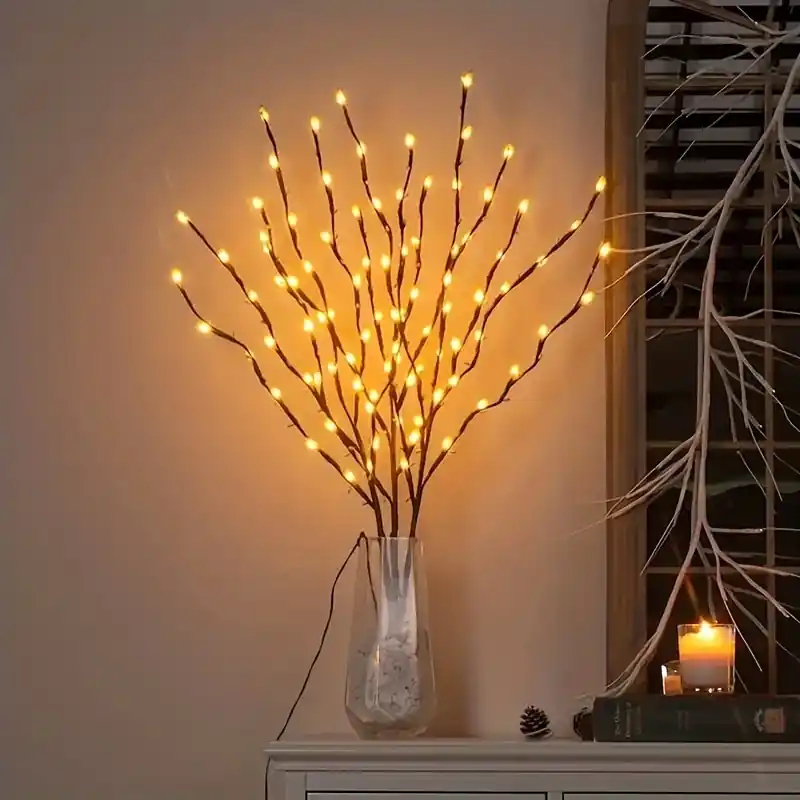 Batterypowered 20led Fairy Branch Lights Warm Glow For Indoor Celebrations