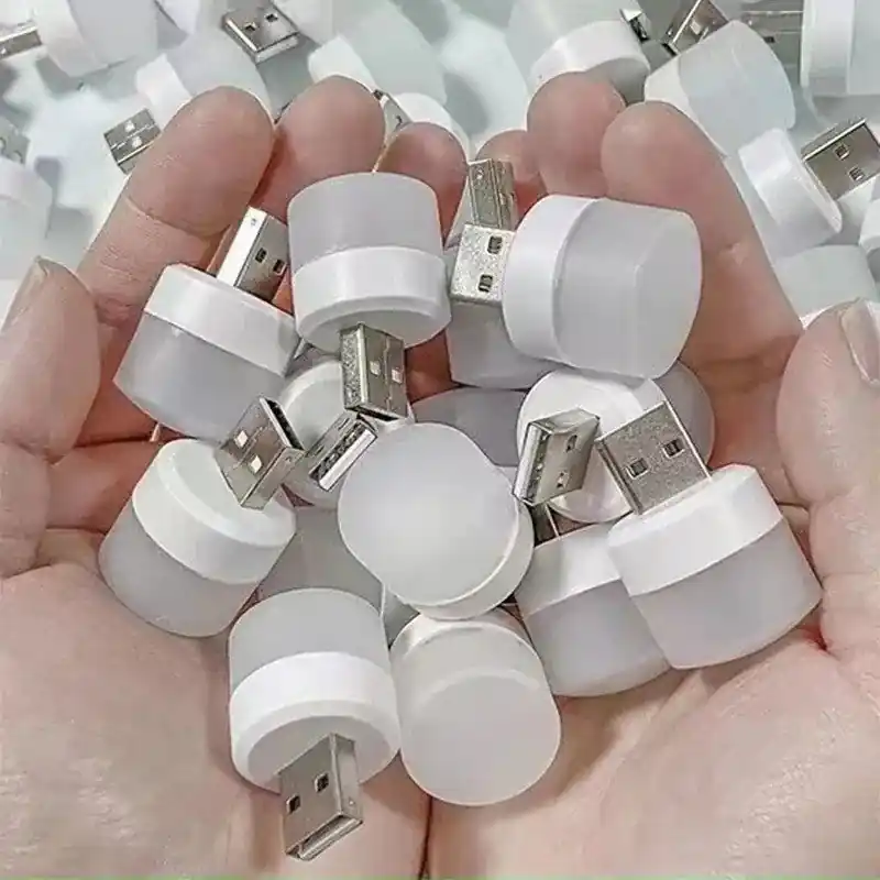 10pcs Mini Usb Led Night Light Eyecare Reading Ultraportable Lamp