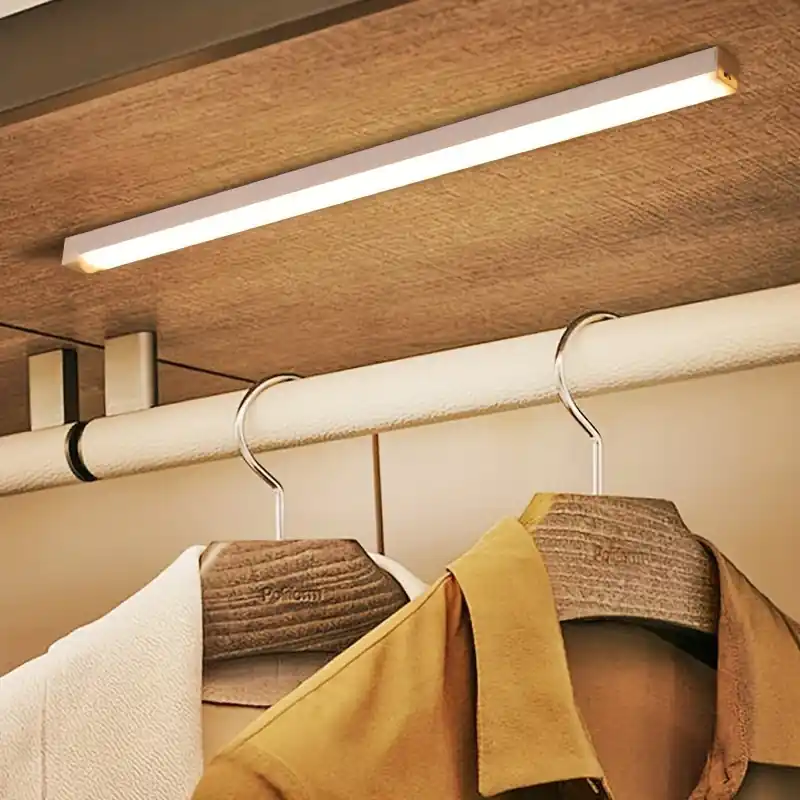 Rechargeable Led Motion Sensor Night Light Wireless Portable Energysaving For Cabinets