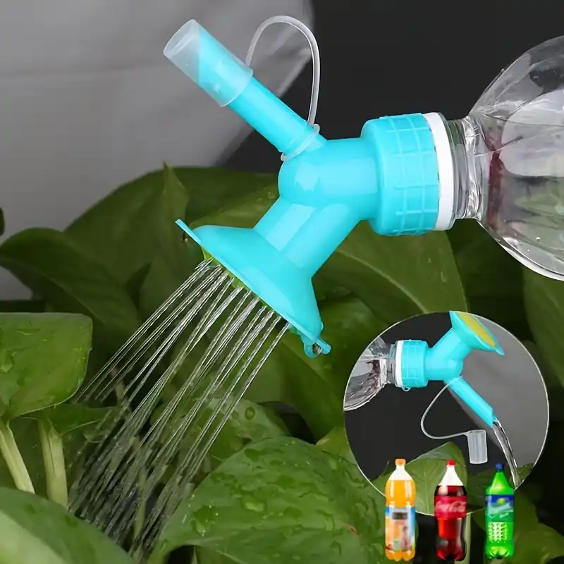 Adjustable Dualhead Watering Nozzle Ergonomic Garden Spray Tool For Plants