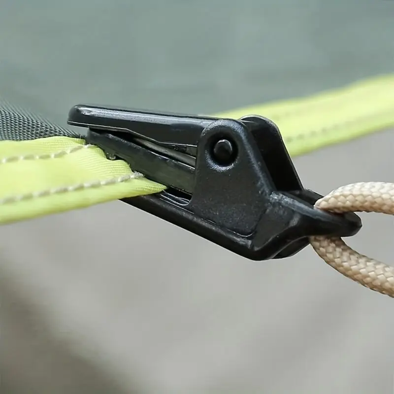 10pcs Heavyduty Mini Tarp Clips Locking Grip Rustresistant Universal