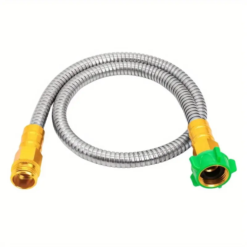 Durable 304 Stainless Steel Garden Hose Nonkink Lightweight Flexible 3ft10ft