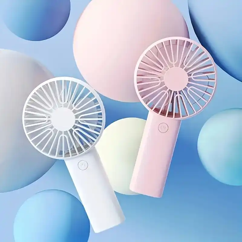 Portable Usb Rechargeable Fan Quiet Powerful Airflow For Desk And Travel