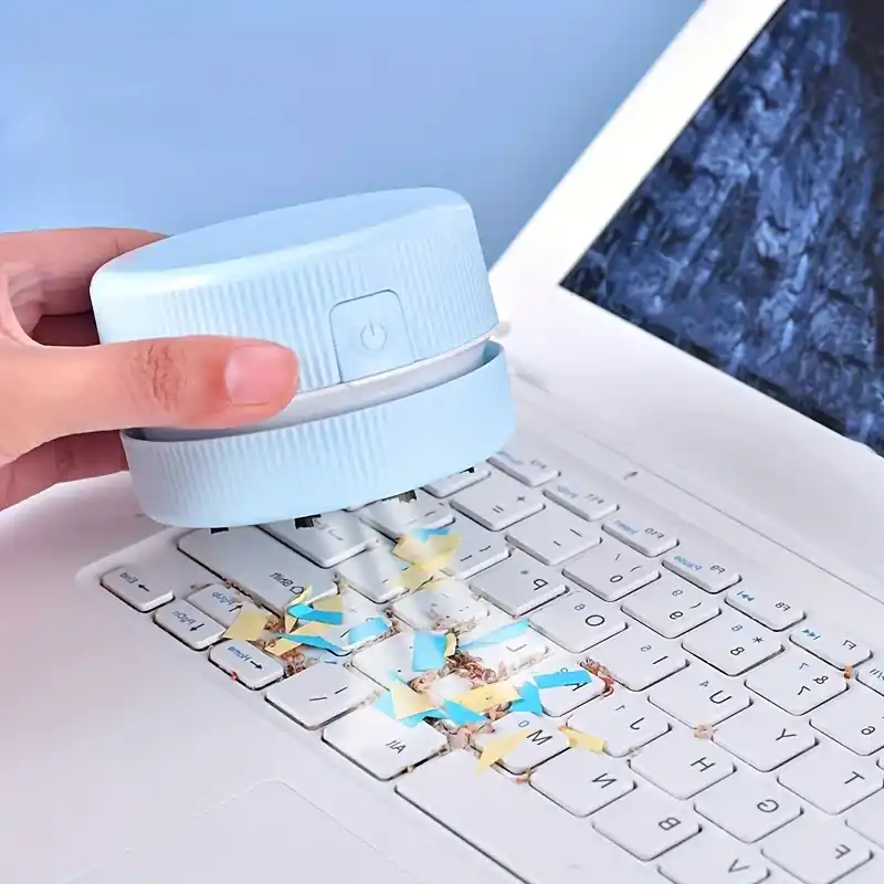 Compact Mini Desktop Vacuum Cleaner Effortless Powerful Workspace Dust Removal