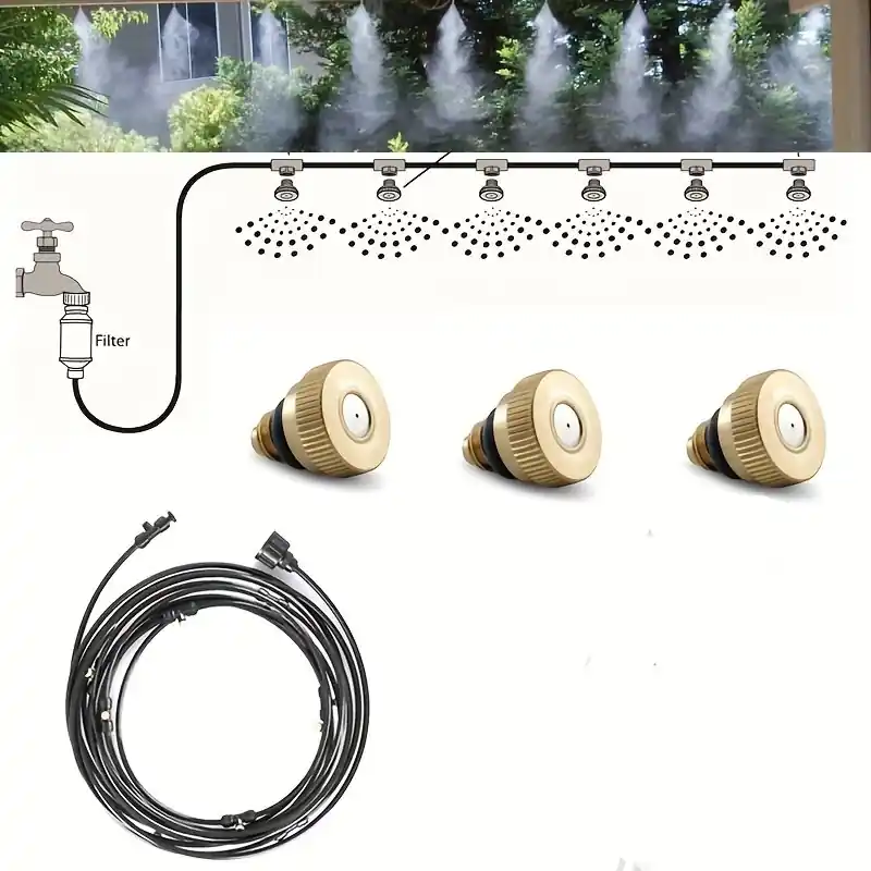 Energyefficient 600cm Outdoor Misting System Perfect For Patio Cooling